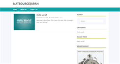 Desktop Screenshot of natsourcejapan.com